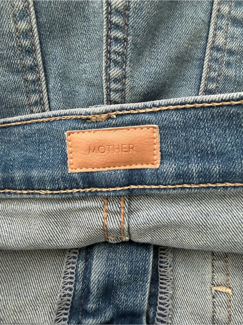 Mother The Stitch Up Maven Flood Jeans in Ride Hard, Live Louder - Picture 7 of 15